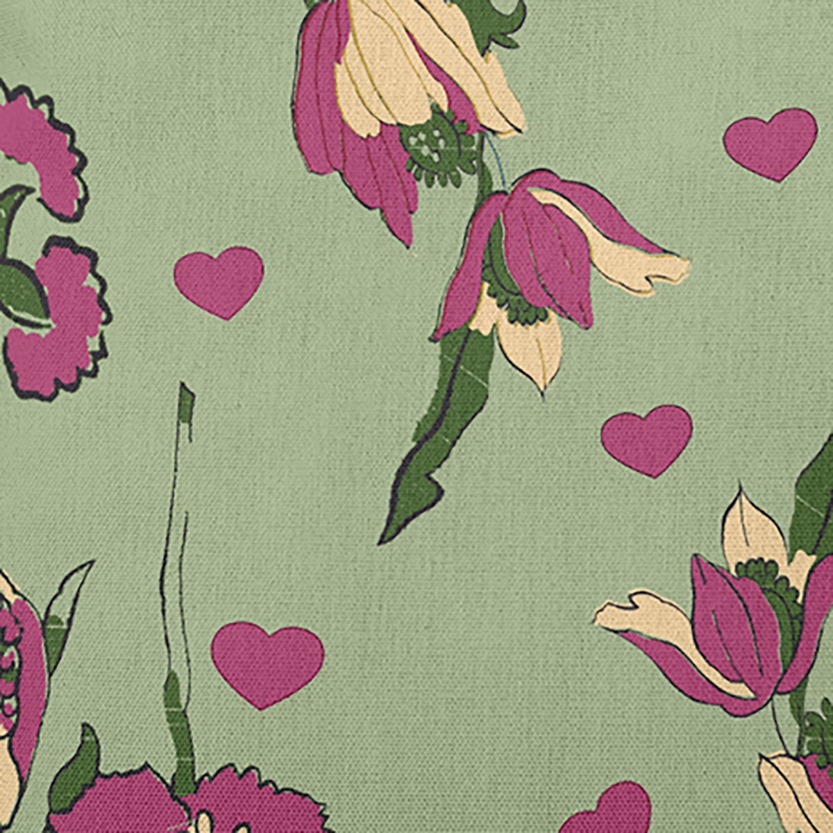 20" x 20" Simply Daisy Love In The Garden Polyester Accent Pillow, Fresh Green Qty 1