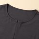 thumbnail image 5 of MHFRRA Camiseta de Manga Larga de Dos Piezas con Cremallera Oculta de Otoño para Una Camisa Plisada Informal. Gris Oscuro, 5 of 8
