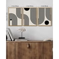 thumbnail image 5 of Drsoum Black Minimalism Abstract Boho Wall Art Bohemian Decor Ready To Hang 11x14in3pcs Natural Framed, 5 of 5