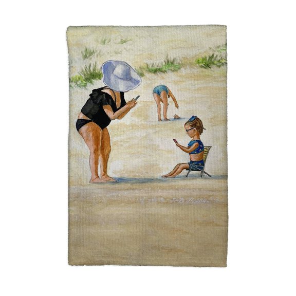 Betsydrake KT1160 16 x 25 in. Smile for Grandma Kitchen Towel