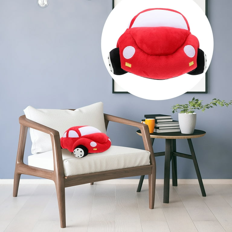 40cm Adorable Car Shaped Pillow Cartoon Plush Toy Car Pillow Creative Kids Gift