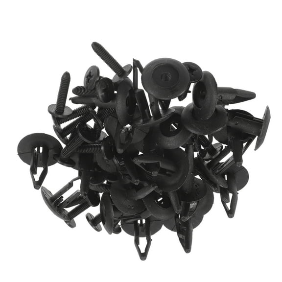 Unique Bargains Car Front Fender Skirt Clip for Ford Edge 2007-2014 Durable No.20664092/RYQ500070/N804570S Black 25 Pcs