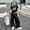 Black, variant on Teen Cargo Pants for Girls Elastic Waist Drawstring Black Baggy Cargo Pants with Pocket Loose Fit Cargo Trousers Kids Clothes Girls Size 12-13 Years