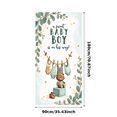 thumbnail image 3 of Decorative Design Baby Shower Banner Sweet Baby Boy Teddy Bear Clothesline for Baby Shower Newborn Celebration Indoor Decoration, 3 of 8