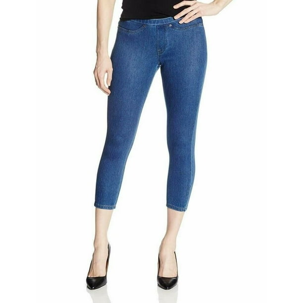 Hue HUE Women's Original Denim Capri Leggings 19255 Size Small