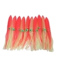 thumbnail image 2 of Señuelo De Calamar, Faldas Luminosas Cebo De Pesca De Plástico Suave Para Trucha De Salmón De Bajo, 2 of 7