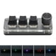 thumbnail image 4 of Teclado OSU 3 Teclas Teclado MecáNico Macro de una Mano con Perilla Teclado Macro Programable Profesional Teclado MecáNico para Juegos, 4 of 9
