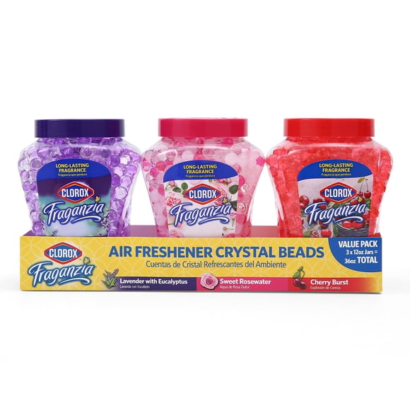 Ambientador Clorox Fraganzia 3 x 355 ml en gel con perlas