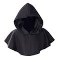 thumbnail image 1 of Capucha de Halloween Caballero de Halloween creativo con capucha Poncho de Halloween divertido Medieval Negro Yuyangstore Capucha de Halloween, 1 of 8