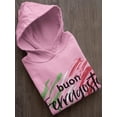 thumbnail image 3 of Buon Ferragosto Brush Paint Hoodie Toddler -Image by Shutterstock,  2 Toddler, 3 of 4