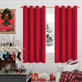thumbnail image 2 of Cortinas opacas YoungStex rojas 132 x 160 cm, 2 paneles, 2 of 7