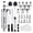 Black, variant on Ywmsfl Professional Metal Cookie Frosts Decorating Set Includes 34Pieces Professional Cake Decorating Set For Home Bakers