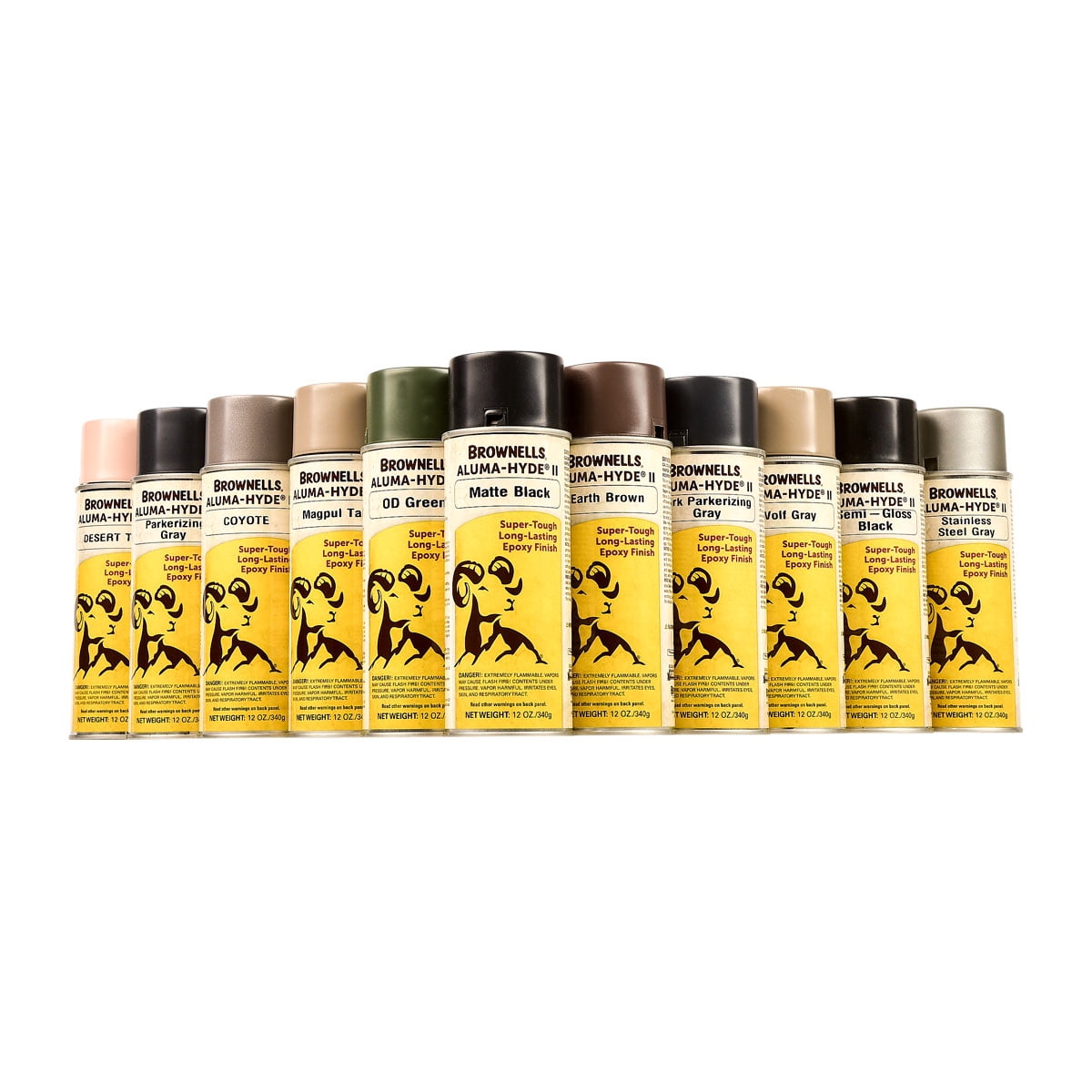 Brownells Aluma-Hyde II 12 oz. Spray-On Epoxy Firearm Finish