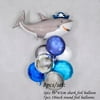 Big Gray Pirate Shark Balloons Sea Animal Large Shark Children Boy Party Favor 18 inch Foil Baloon Inflatable Toys Globos