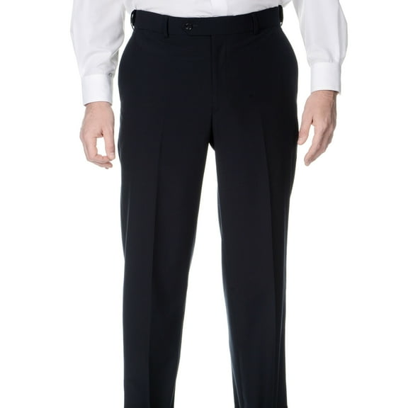 Palm Beach Men's Performance Expander Flat Front Dress Pants