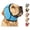 Blue, variant on Zenpup Noise Cancelling Ear Wrap for Dogs, Soft Dog Ear Wrap with Adjustable Chin Strap for Fireworks, Thunder, Vacuum, Grooming and Travel