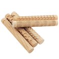 thumbnail image 3 of Paokuoon Clay Texture Clear Texture Wooden Rolling Pin Food Grade Slab Printing Handmade Pottery Clay Stamp Leaves Snowflake Water Ripple Pattern, 3 of 8