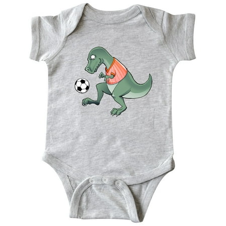 

Inktastic Soccer Dinosaur Gift Baby Boy or Baby Girl Bodysuit