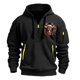 thumbnail image 2 of Sudadera con capucha para hombre, informal, con estampado, deportiva, de manga larga, blusa de poliéster, 2 of 4