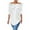 White, variant on Fjofpr off Shoulder Blouses for Women Fashion Women's Casual Comfortable Long Sleeve off the Shoulder Button Blouse Top Solid Color Blouse