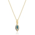 thumbnail image 4 of Gin & Grace 14KT YG London Blue Topaz and Diamond Pendant., 4 of 5