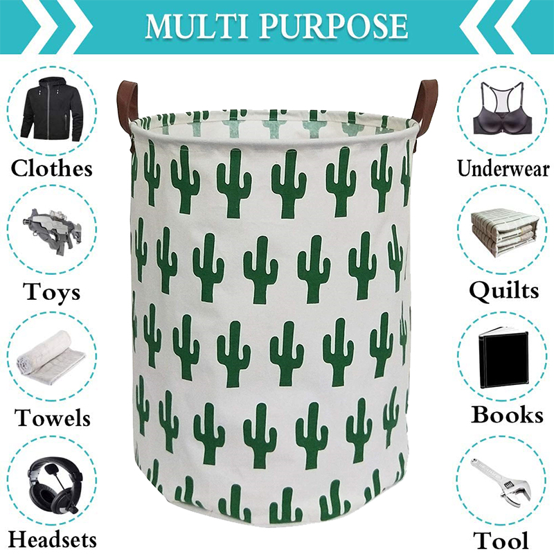 Laundry Basket with Strong Handles Waterproof Dirty Clothes Laundry