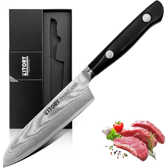 Kitory Cleaver Knife Heavy Duty Chinese Chef Knife - 7 inch German High Carbon Stainless Steel Meat Cleaver with Ergonomic Handle - Butcher Knife for Home and Restaurant- Metadrop Series