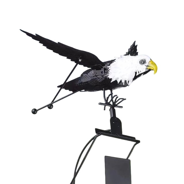 KER Ornement d'Oiseau de Proie Réaliste en Métal