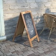 thumbnail image 3 of EMMA + OLIVER Rustic Vintage Double-Sided Magnetic Chalkboard with Accessories Included, 3 of 8