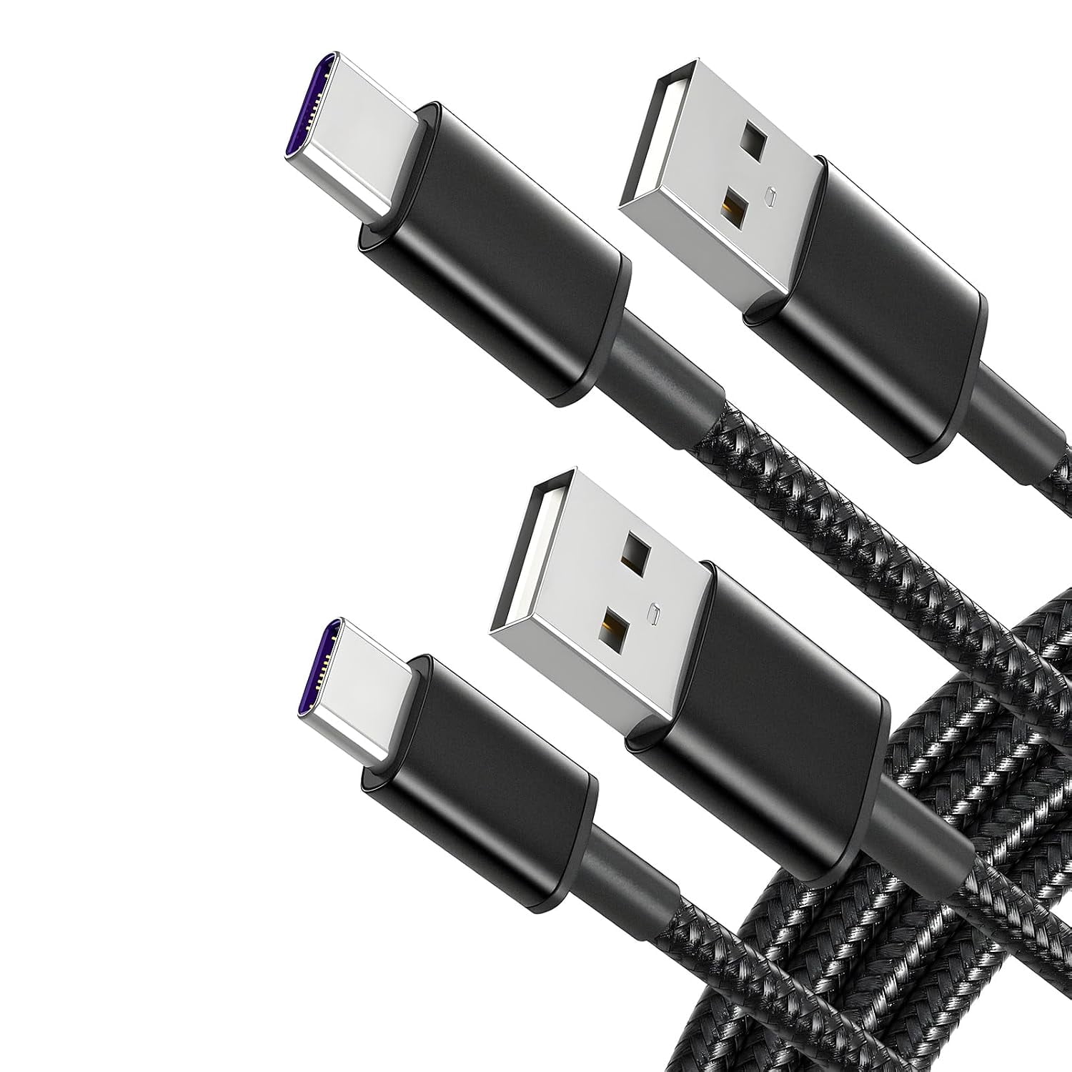 for 2-Pack 10FT USB-C Braided Charging Cable for PS5/PS5 Pro, Xbox Series X/S, Elite 2, Switch Pro Controller - Fast Charge & Data Sync