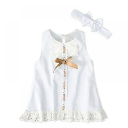 

Cute Baby Girl Dress Solid Bow Lace Tulle Party Princess Dress Clothing Dress for Toddler Kid Bebek Elbise Robe Bebe White XL