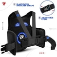 thumbnail image 2 of RDX Chest Guard, MMA Kickboxing Muay Thai Boxing Body Protector, Sparring Training Heavy Punching, KARA Adjustable Strike Shield, Martial Arts Upper Body Ribs Protection Pad, Taekwondo Vest, 2 of 8