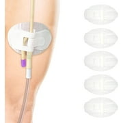 FANHAN 5Pcs Catheter Stabilization Device, Non-Woven Catheter Fixation Stickers, Catheter Legband Holder Sticker, Catheter Urinary Tube Holders