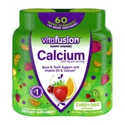Vitafusion Calcium Gummy Vitamins, 2x80ct Twin Pack