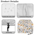 thumbnail image 7 of Xixirimido Abstract Boho Art Geometric Pattern Toaster Cover Coated Sliver Polyester Cover Toaster Appliance Cover For Kitchen Appliance with Drawstring Kitchen Accessories, for 2 Slice, 7 of 7