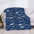 thumbnail image 3 of Fotbe Ornamental Fish Manta de Franela con Estampado, Manta Ultrasuave para Cama, Sofá, Auto, Hipoalergénica y Antibolitas-40"x30", 3 of 6
