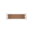 thumbnail image 4 of Furinno Shaker Wall Refrigerator Kitchen Cabinet with 2-Doors, Ready to Assemble, 24 D x 36 W x 12 H, White, 4 of 9