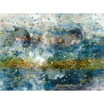 thumbnail image 2 of Young, Chamira 24x19 White Modern Wood Framed Museum Art Print Titled - Abstract Horizon I, 2 of 4