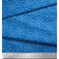 thumbnail image 3 of Soimoi Crepe Silk Fabric Chemical Formula Education Theme Printed Fabric 1 Yard 42 Inch Wide, 3 of 3