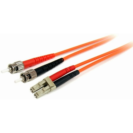 StarTech.com 3m Fiber Optic Cable, Multimode Duplex 62.5/125, LSZH, LC/ST, OM1, LC to ST Fiber Patch Cable