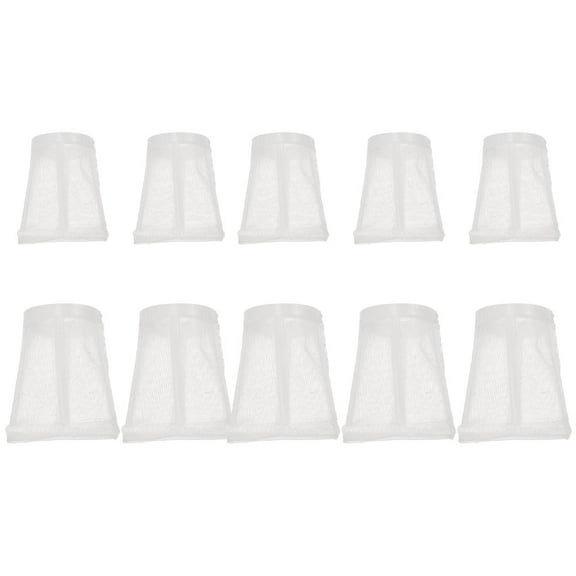 Spray Filter 10 Pcs 120 Mesh for Sprayer Paint Screen Strainer Filters Nylon Plastic White