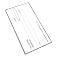 thumbnail image 4 of Giant Check Big Check For Presentations Big Fake Checks Funny Jumbo Check Oversized Blank Presentation Check For Donation Raffle Fundraisers Award Prize Presentations Charity, 4 of 6