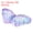 Blue Purple, variant on Uxcell 50 Pack Crystal Butterfly Beads, 8 x 15mm Glass Transparent Loose Butterfly Bead Clear Crystal Pendant Charm for DIY Jewelry Making, Green Orange