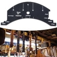 thumbnail image 4 of Mosiee Modèle de Ponts de Violon en Plastique Multi-Fonctionnel Taille Complète Outils de Réparation de Pont de Violoncelle Accessoires d'Instruments de Musique, 4 of 9