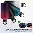 thumbnail image 3 of 1 Gallon Insulated Water Jug - Keep Cold-48H & Hot-24H, Gallon Water Bottle with Straw & Spout Lid, Paracord Handle, Leakproof Reusable Canteen for Hiking Camping, 3 of 9