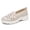 Beige#07, variant on Ludearly Women's Orthopedic Shoes Woven Wide Arch Support Slip-On Orthowalk Sneakers Casual Breathable Soft Anti-Skid Sports Footwear 6.5&Pink#05