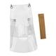 thumbnail image 4 of Delantal impermeable transparente ajustable sin lavado delantal industrial de trabajo resistente amarillo, 4 of 8