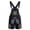 AB12 Dark Blue, variant on Suspender Shorts For Boys Kids Fashionable High Waist Adjustable Straps Overalls Floral Print Festival Party Casual Shorts Size 10-11 Years Brown