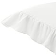 thumbnail image 5 of REGALWOVEN Queen(20"x30") Pillowcase with Envelope Closure, Ruffled Pillow Shams Set of 2, White, 5 of 6