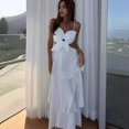 2024 LIN summer hot Summer new fashion sexy white sleeveless sling